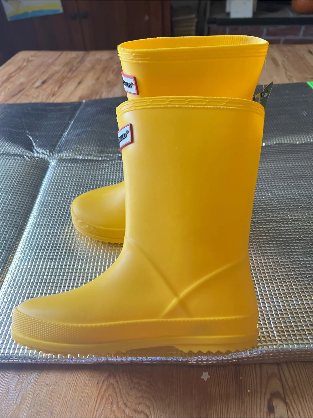 Kids Yellow Rain Boots Ei 29 us 11.5 /12